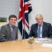 Jack Gilmore with Boris Johnson